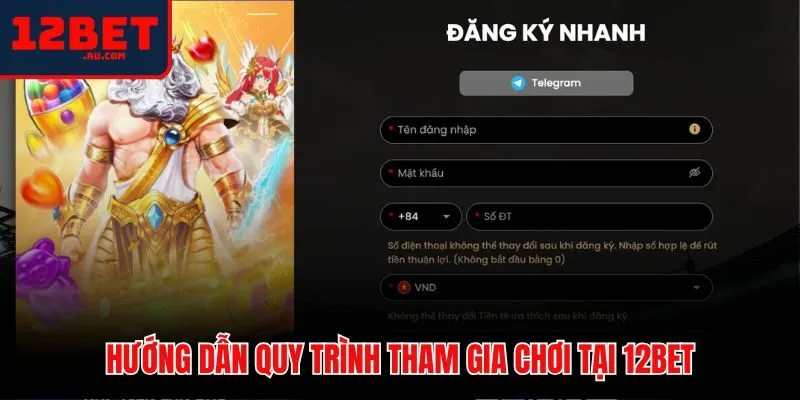 12BET 43 Các bước đăng ký và nạp tiền cơ bản trên 12BET